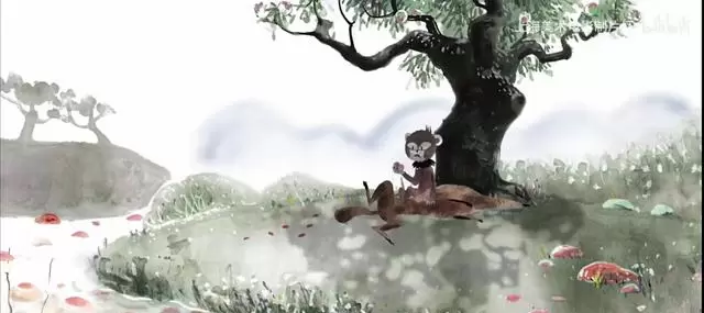 上美影《燃比娃》宣纸手绘长片定档，羌族神话二维动画亮相 _ 相关图片